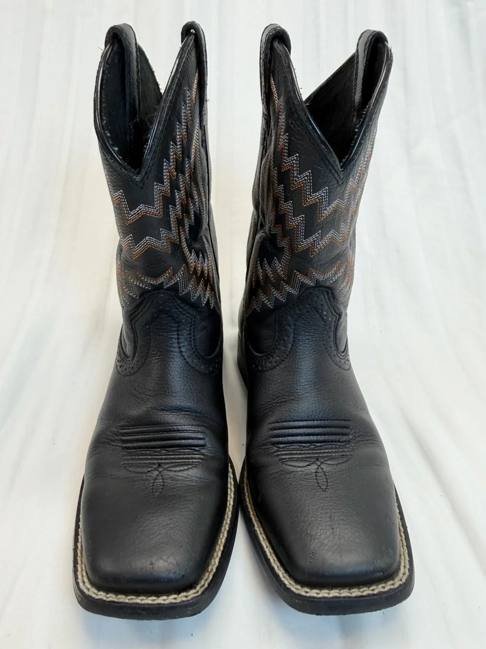 Ariat Youth Tycoon Western Cowboy Boot Bear Black (Style #10029627) Size 3